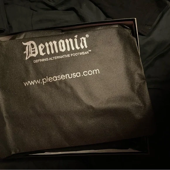 DEMONIA FUNN-12 PLATFORM SLIDES SIZE 8 NIB - Picture 6 of 11